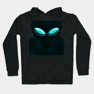 Alien glowing eyes Hoodie